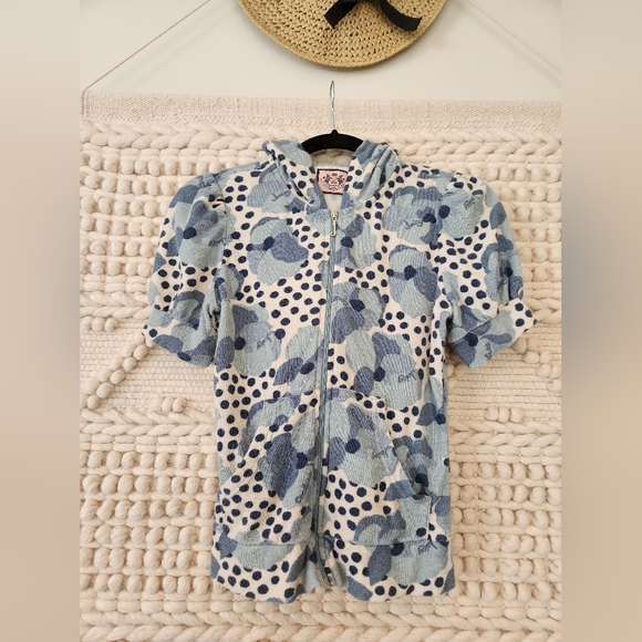 (SOLD) Vintage Y2K Juicy Couture Terry Cloth Shirt short sleeve - Picture 2 of 12